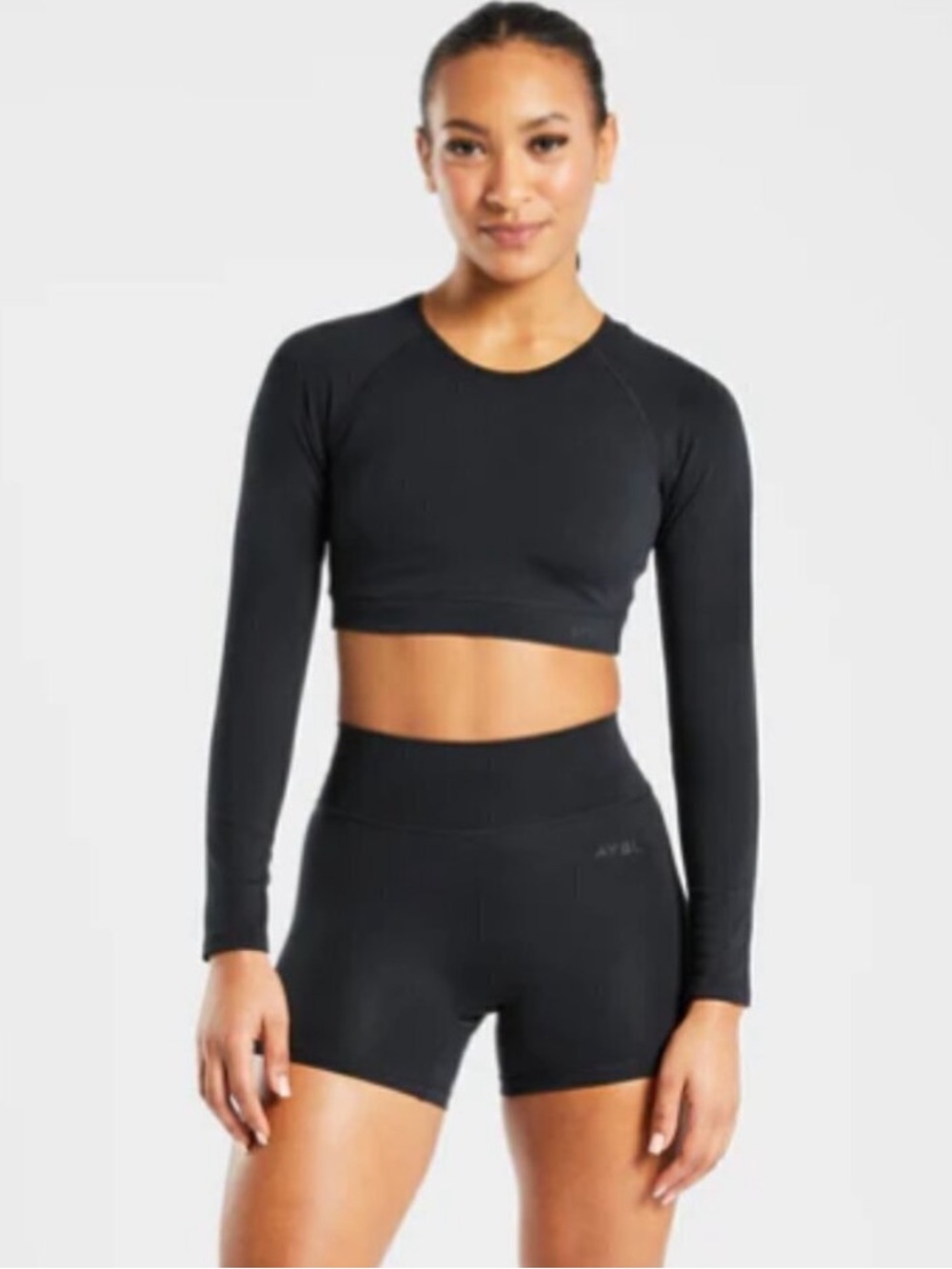 Aybl Staple Long Sleeve Crop Top